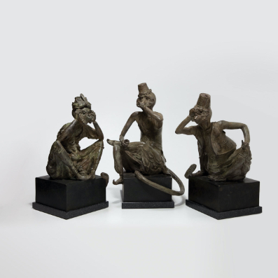 Hear no evil, see no evil, speak no evil.